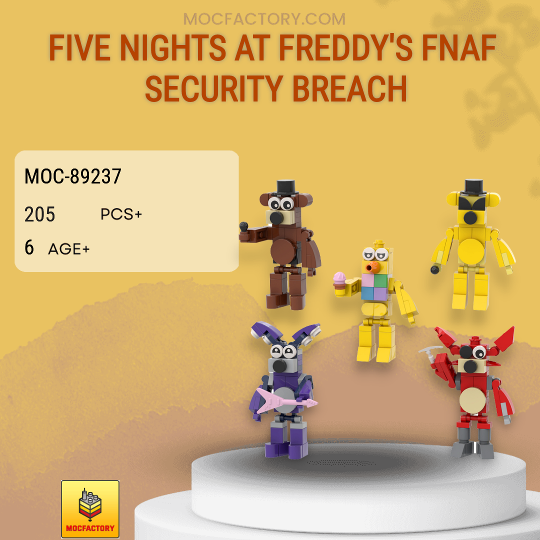 MOC Factory 89237 Five Nights at Freddy's FNAF Security Breach 