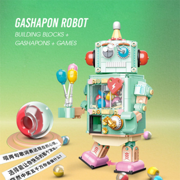 JAKI JK8218 Cashapon Machine Robot 1 - MOC FACTORY