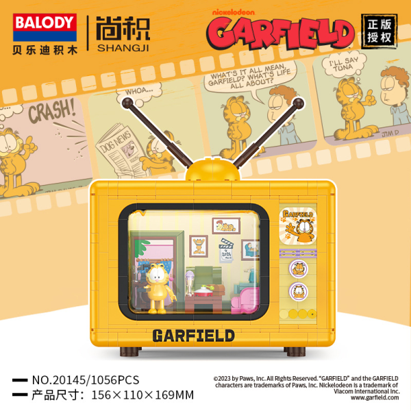 BALODY 20145 Garfield Television 1 - MOC FACTORY