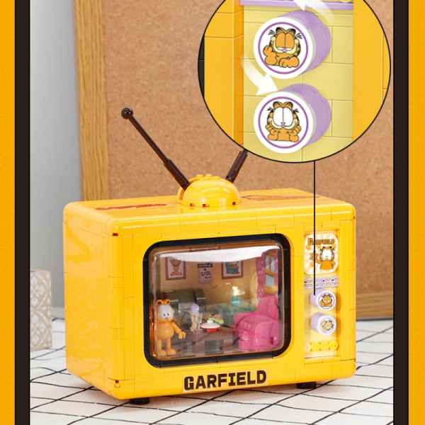 BALODY 20145 Garfield Television 3 - MOC FACTORY