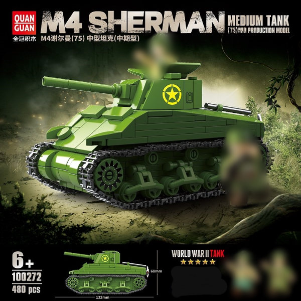 QUANGUAN 100272 M4 Sherman 1 - MOC FACTORY