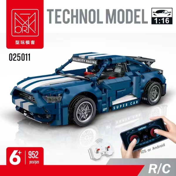 XMORK 025011 Ford Mustang With Motor 2 - MOC FACTORY