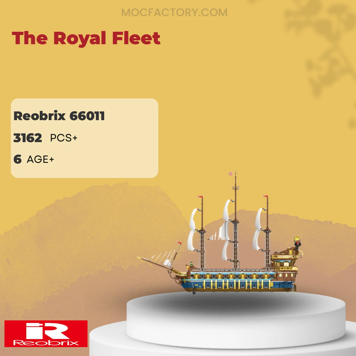 REOBRIX 66011 The Royal Fleet Model Bricks