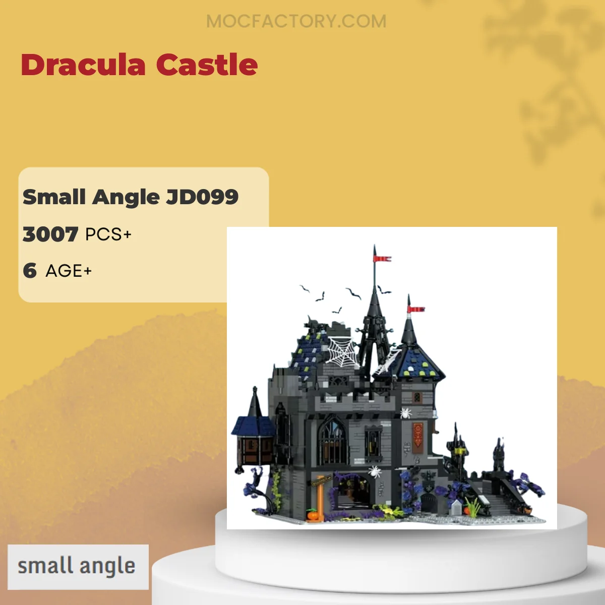 Small Angle JD099 Dracula Castle Model Bricks