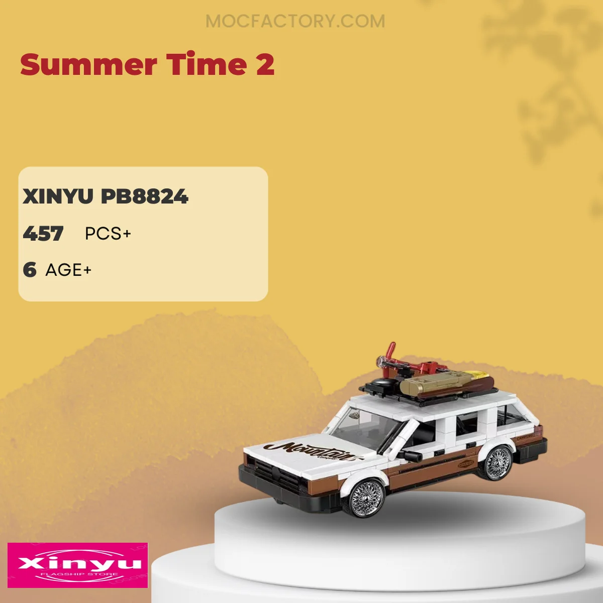 XINYU PB8824 Summer Time 2 Model Bricks