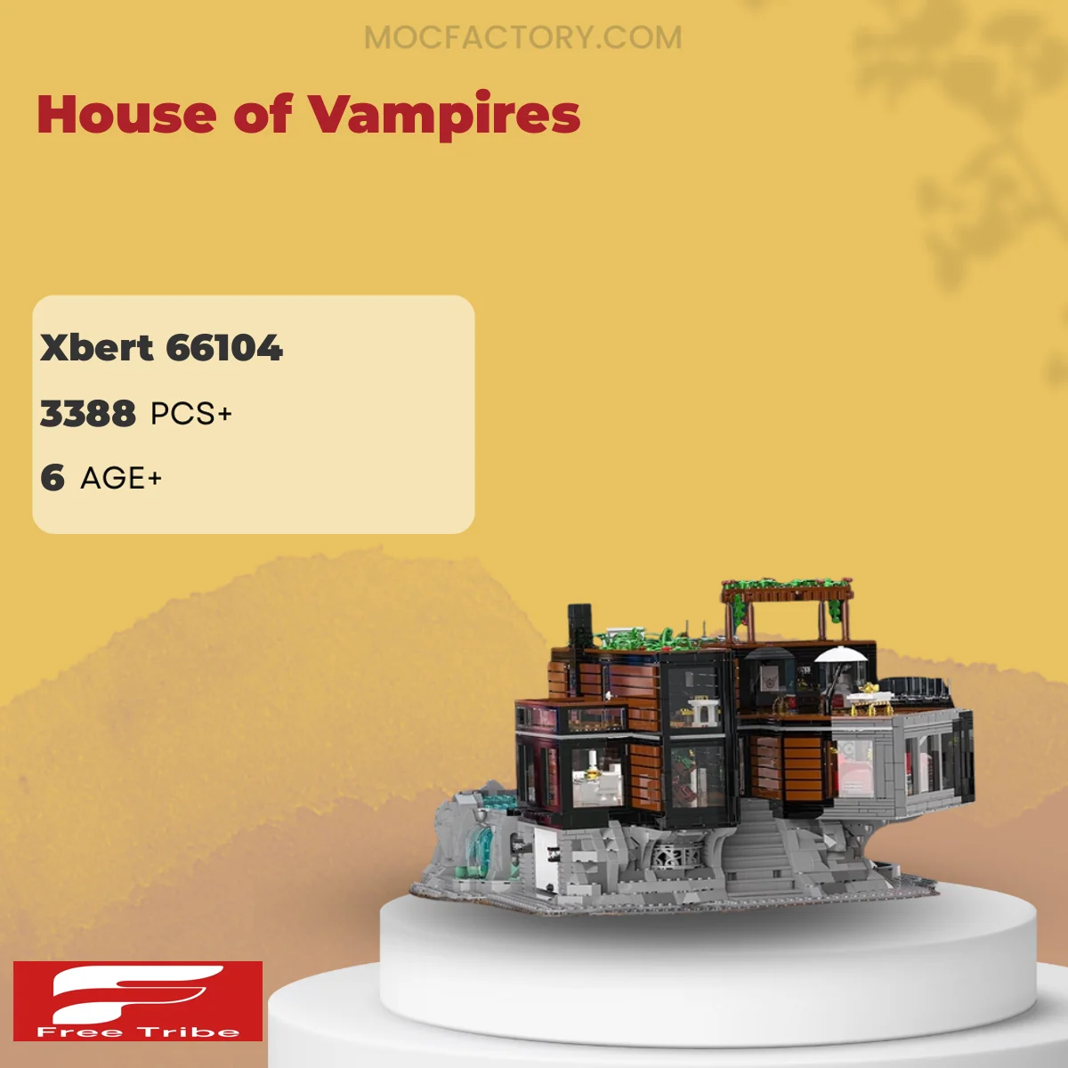 Xbert 66104 House of Vampires Model Bricks