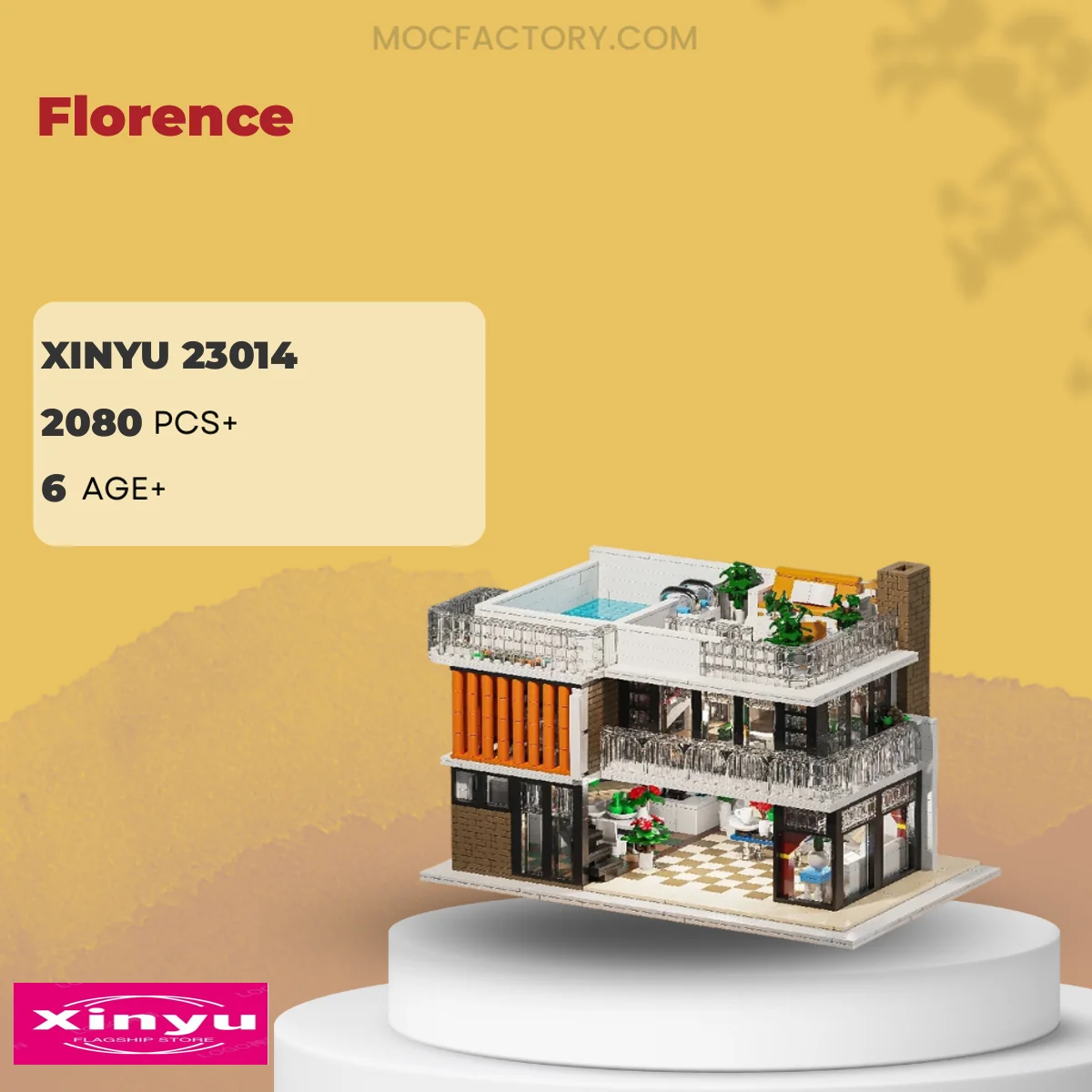 XINYU 23014 Florence Model Bricks