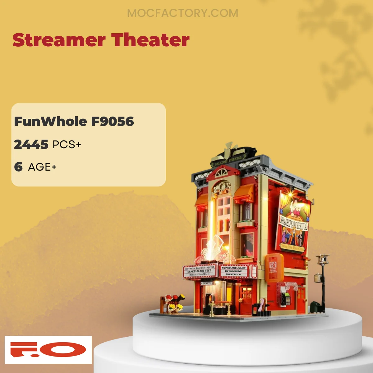 FunWhole F9056 Streamer Theater Model Bricks