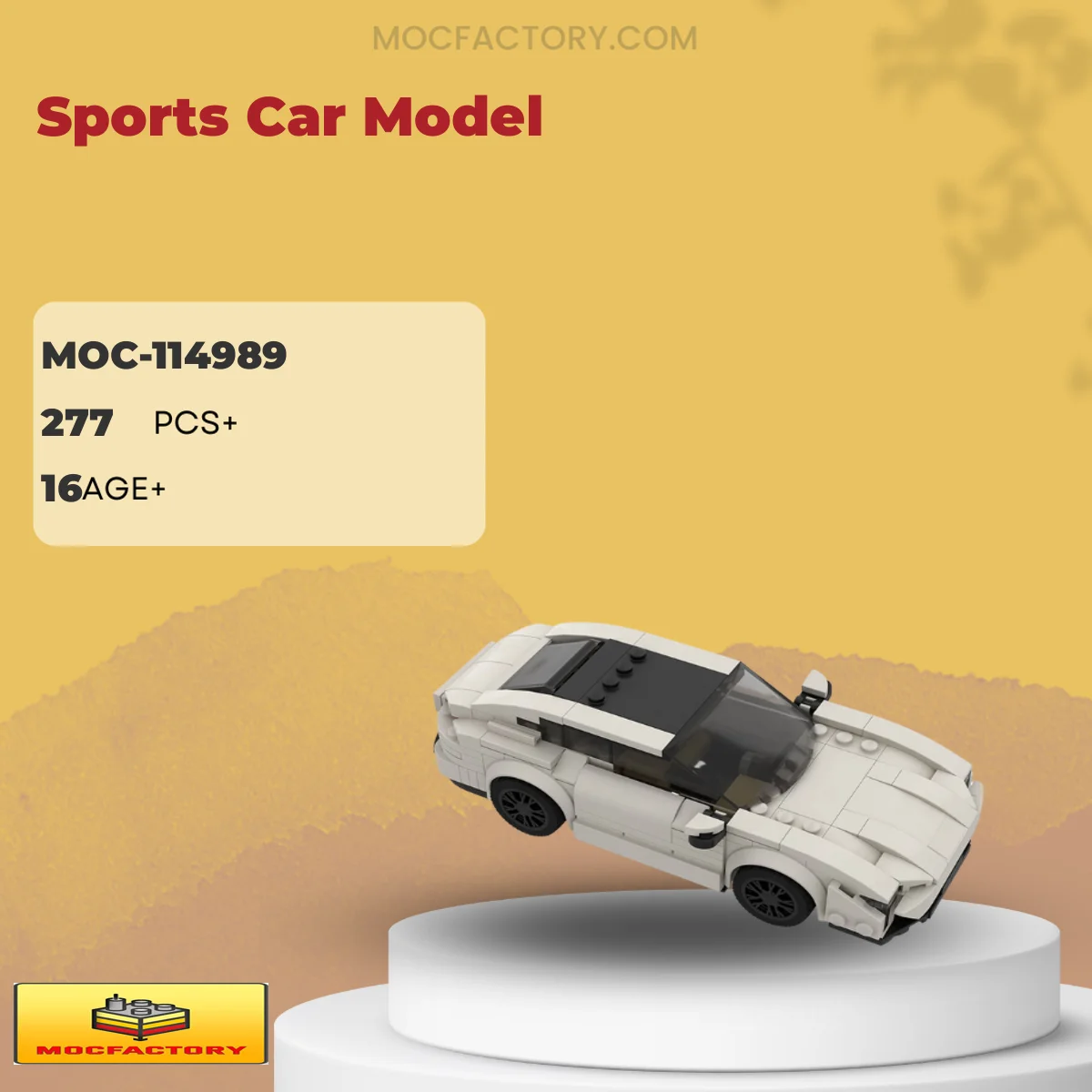 MOC Factory 114989 Sports Car Model Model Bricks